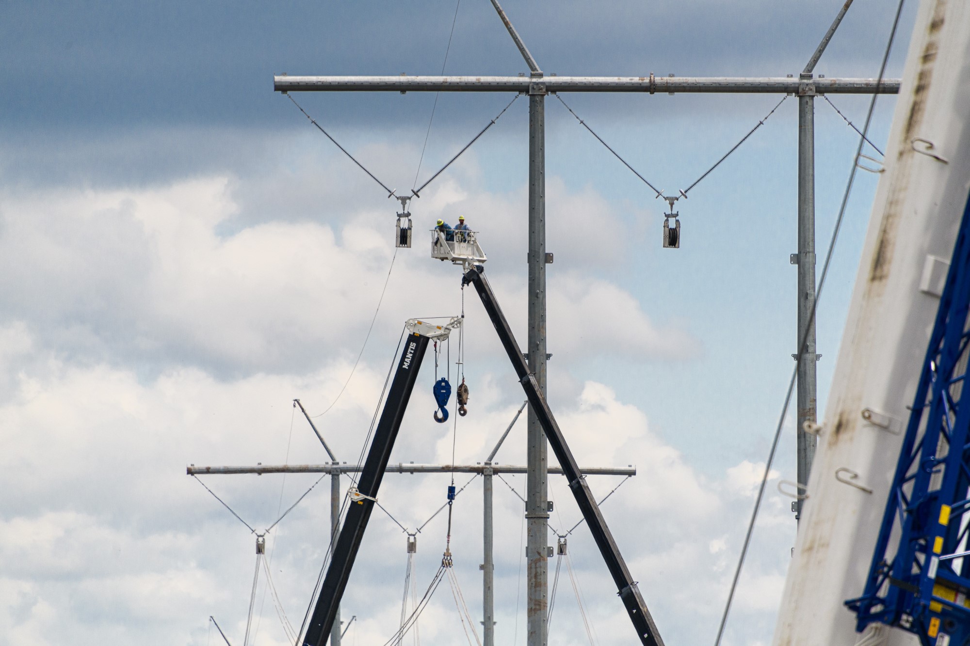 As soon as high winds subsided, Entergy crews got to work restoring power to customers.